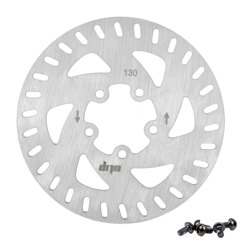 

130mm 5 Holes Brake Disc For Xiaomi 4 Pro Electric Scooter Stainless Steel Rotor Pad with Screws Modification Replacement Parts