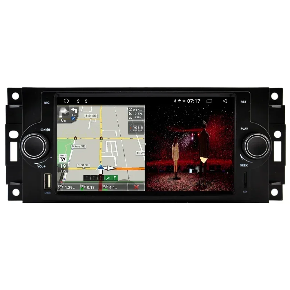 Автомобильное радио Android 13 для CHRYSLER 300C PT Cruiser Compass Patriot Jeep Dodge Magnum Grand Cherokee RAM 1500 авто
