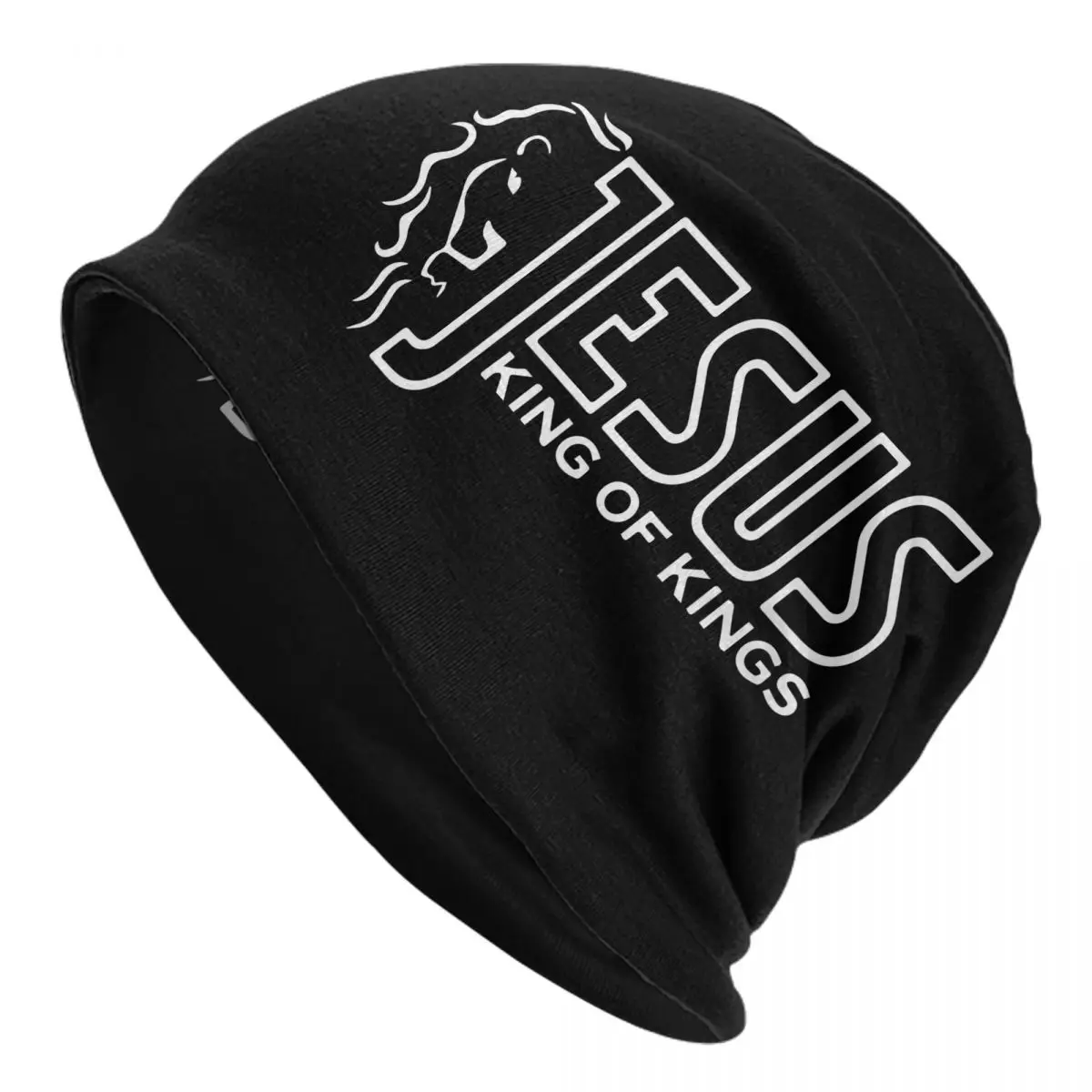 Cheap Graphic Jesus Is King Adult Men's Women's Knit Hat Keep warm winter knitted hat