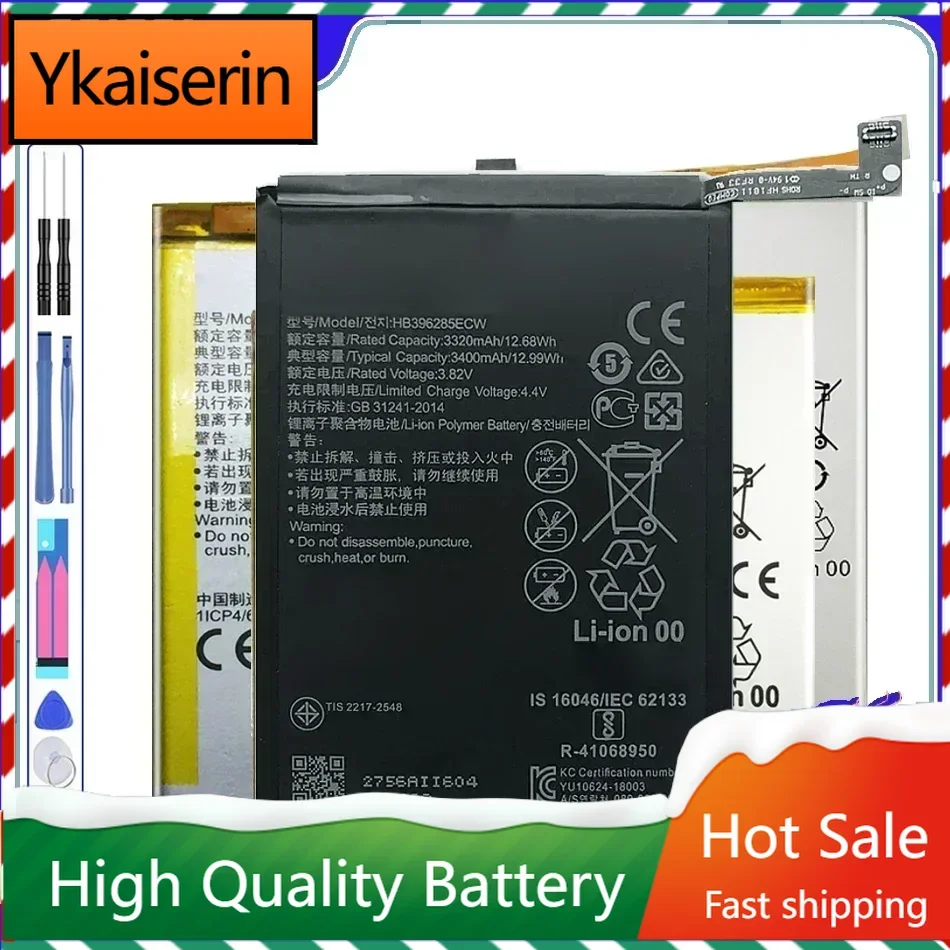 HB 386589 Аккумулятор ECW для Huawei Honor 8X 8C 7X 4X 6 8 Pro 8Pro 9 10 Lite V10 V9 P9 Mate9