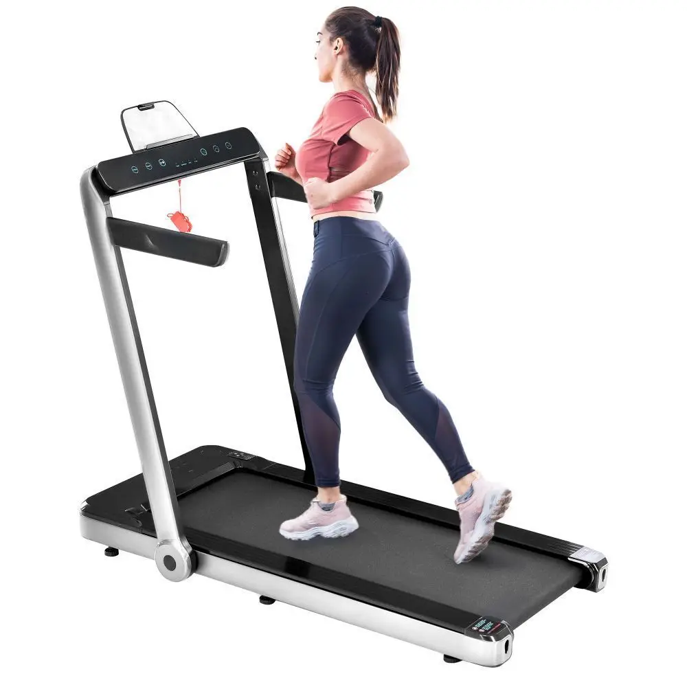 

Folding Electric Treadmill 2.5HP, with Bluetooth, Remote Control & Display, Walking Running Machine Fitness Equipment Home Gym