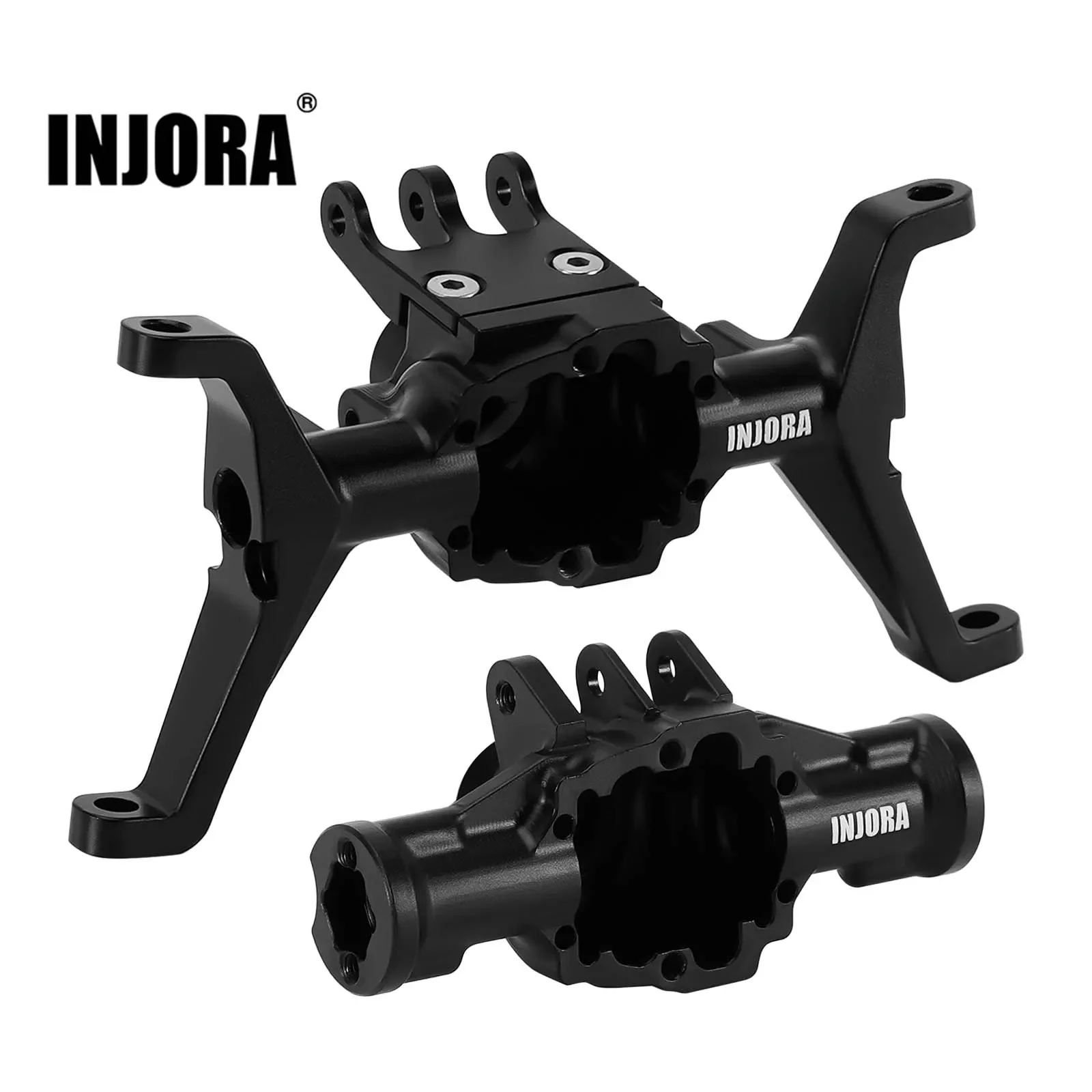 Алюминиевый корпус переднего и заднего портала для 1/18 RC Crawler Ascent-18 Upgrade INJORA