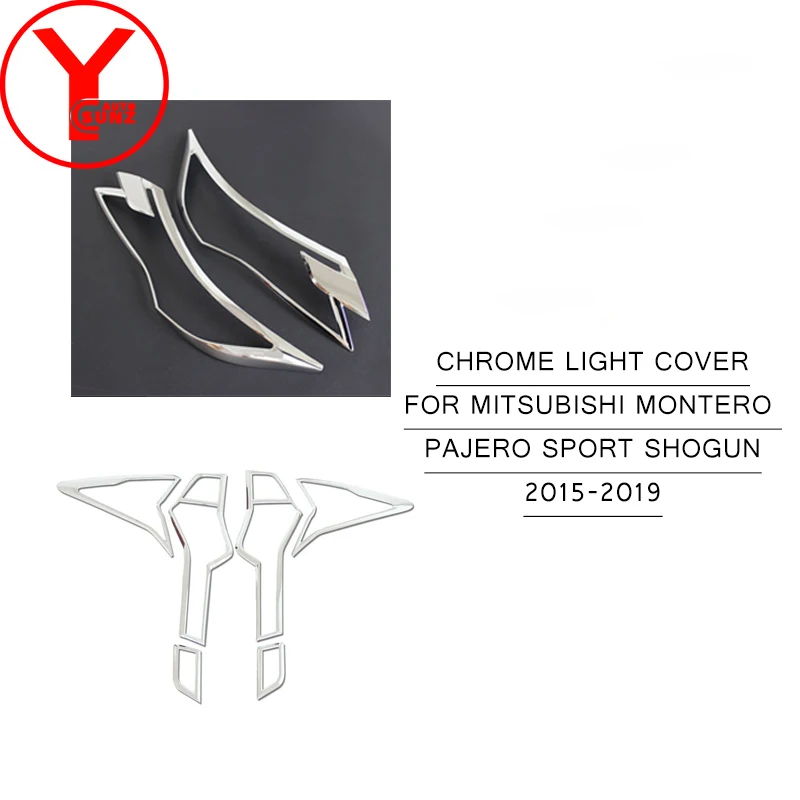 Black Light Cover Kit For MITSUBISHI Montero PAJERO SPORT Shogun 2015 2016 2017 2018 2019 Car Styling Accessories YCSUNZ Black Light Cover Kit For MITSUBISHI Montero PAJERO SPORT Shogun 2015 2016 2017 2018 2019 Car Styling Accessories YCSUNZ