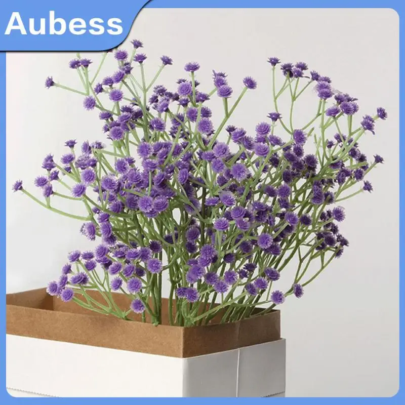 

Flower Arrangement Plastic Wrapped Iron Branches And Stems Artificial Flowers Look Very Realistic Simulated Mantian Star Pendant