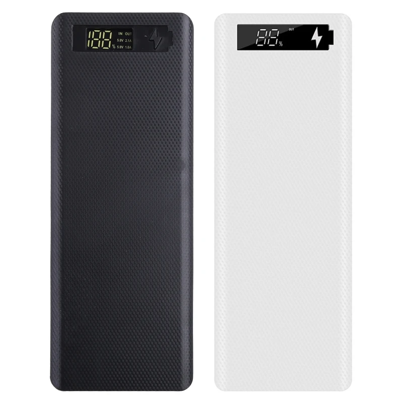 ЖК-дисплей 10x18650 зарядка аккумулятора для корпуса адаптера питания Прямая