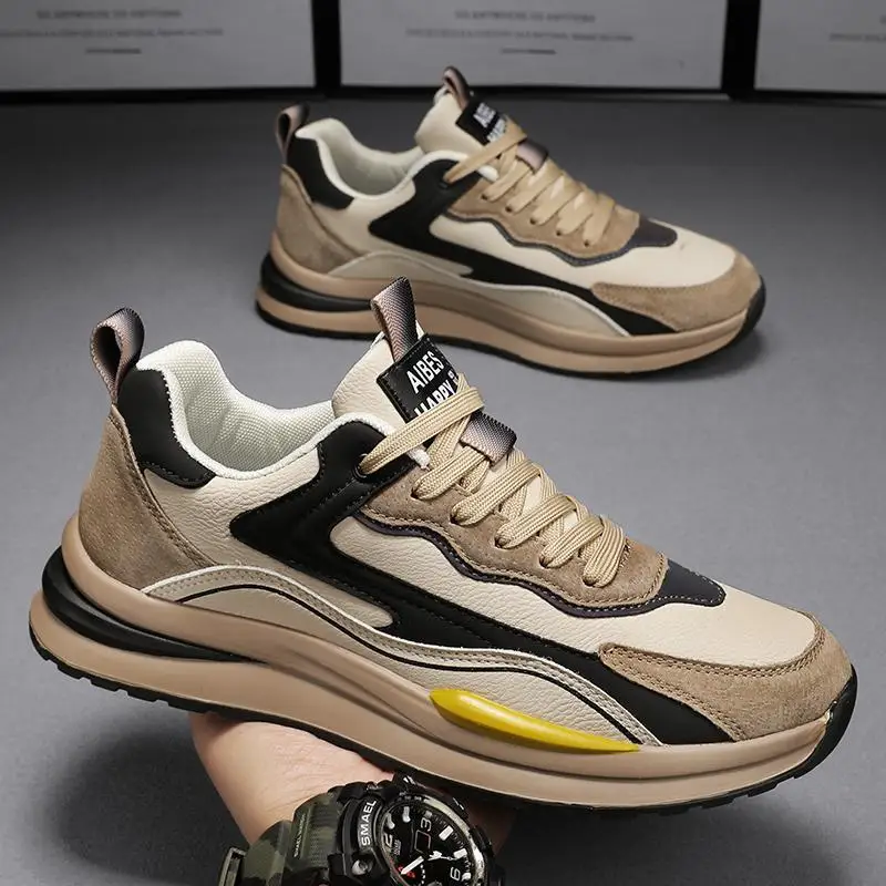 

Winter New Men Shoes Fashion Casual Sport Platform Sneakers Flat Casual Sport Vulcanized Shoes Comfortable Light Running Shoes