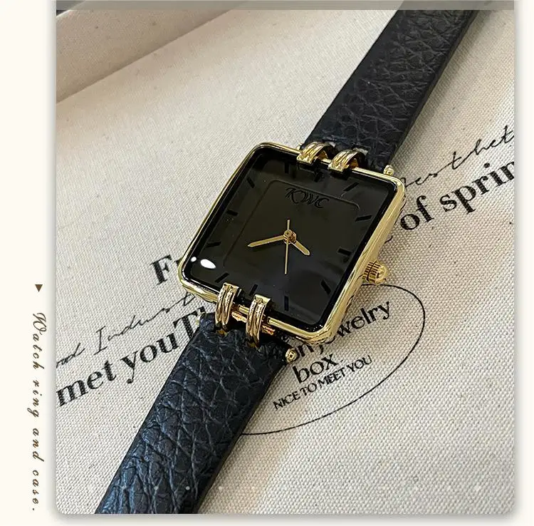 CILOA 2024 новейшие деловые женские часы Square Sugar кварцевые наручные