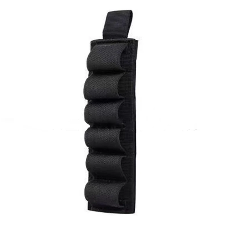

Tactical Outdoor 6 Round Shotgun Shell Holder Ammunition Pistol Bullet Reload Holder with Adhesive Backing Sticker