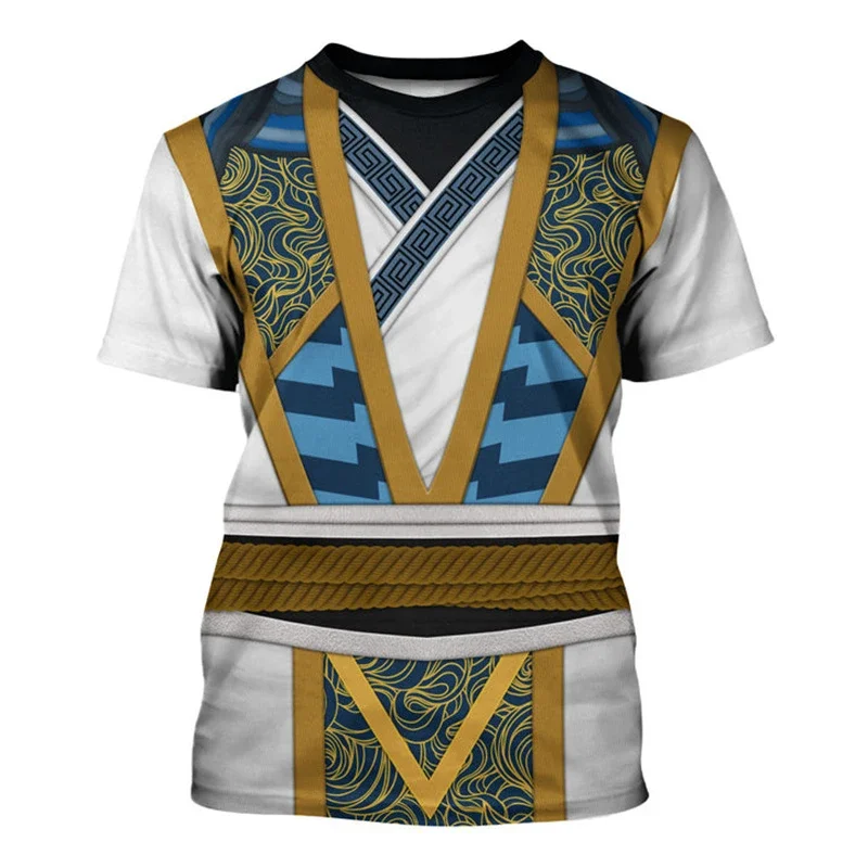2024 Новая футболка с 3D принтом Mortal Kombat, косплей, мужская и женская модная футболка с коротким рукавом, повседневная крутая футболка для мальчиков и девочек, забавная игровая уличная одежда (art.: 3920d145dec75) - 3920d145dec75