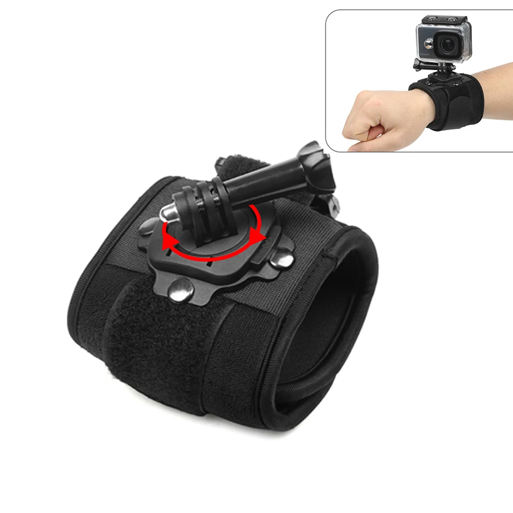 

Wholesale 360 Degree Rotation Hand Wrist Strap for GoPro Hero 11 10 9 8 Xiaomi Yi 4K SJ4000 Insta360 Arm Belt Go Pro Accessory