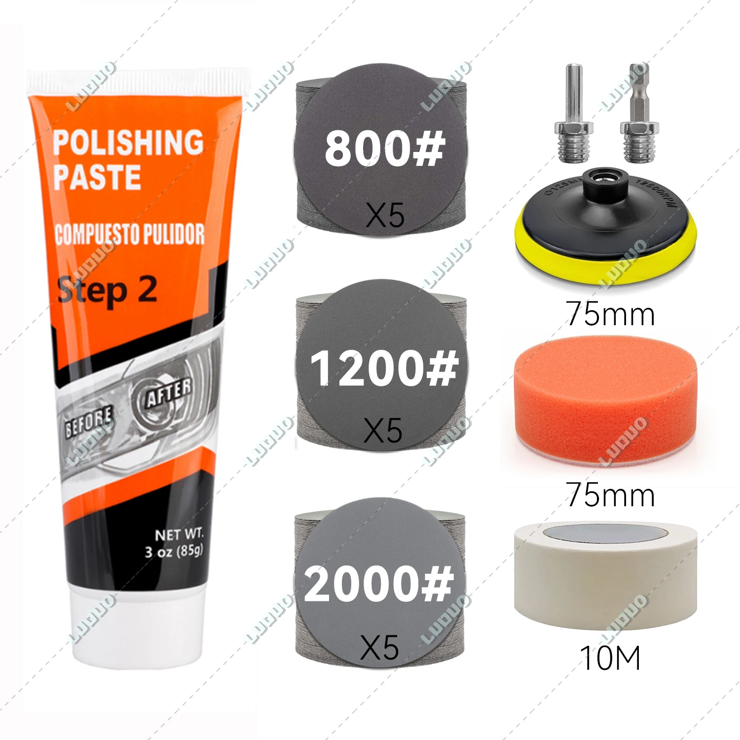 

Комплекты для ремонта фар, реставрация фар автомобиля, наборы для полировки, чистящая паста, восстановление краски, уход за автомобильными фарами, полировщик линз