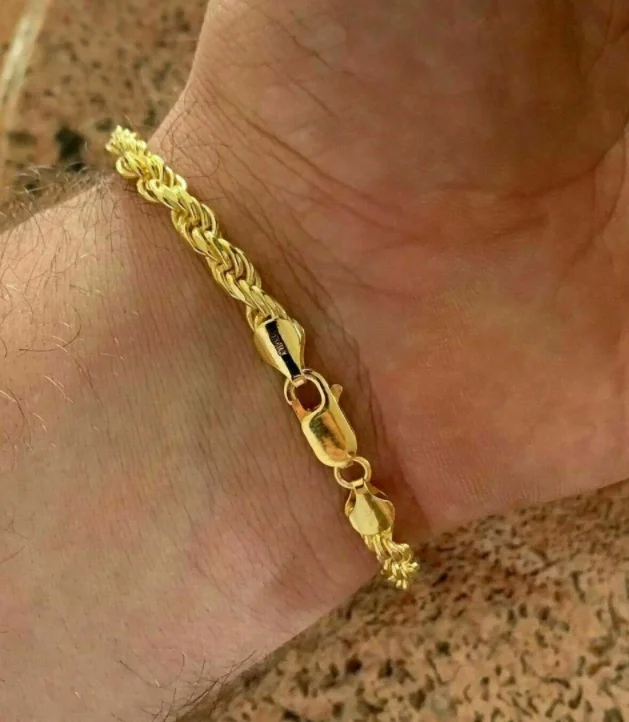 

ANGLANG Fashion Gold Silver Color Exquisite Twisted Bracelet Fashion Charm Chain Women Men Solid Wedding Cute Simple Jewelry