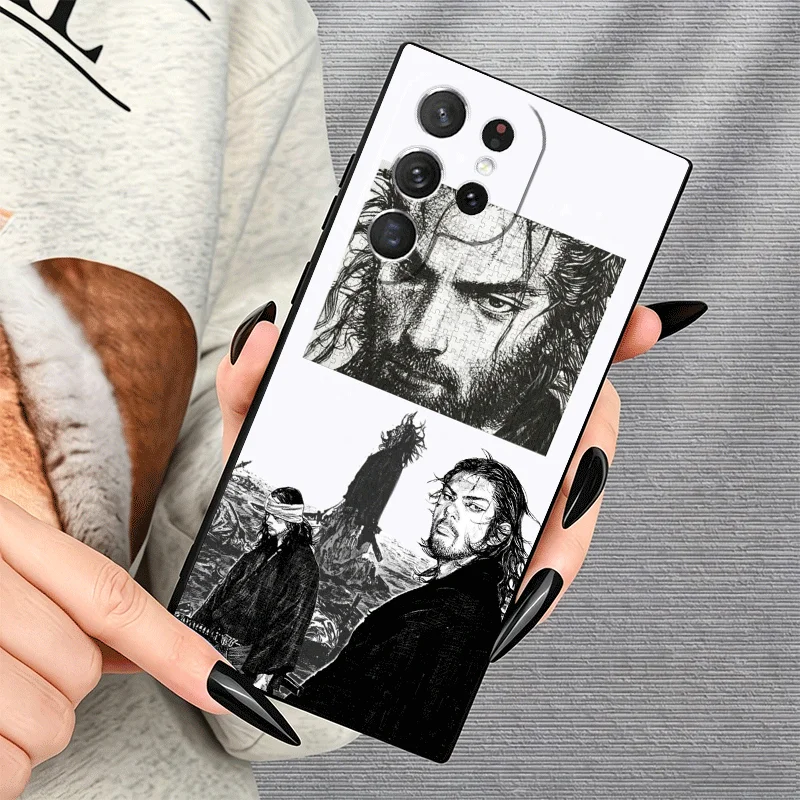 Фото Чехол для телефона Vagabond Samurai Manga для Samsung Galaxy S24 S25 S26 Ultra S23 Plus S22 S21 FE S20 + Edge с индивидуальным рисунком №3