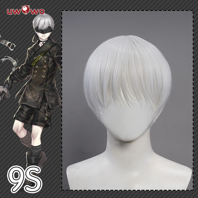 

UWOWO Nier Automata Cosplay Costume Yorha 9S No.9 Type S Cosplay Wig