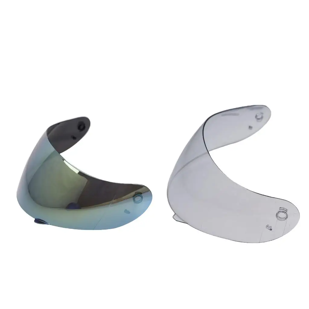 

2 Pieces Motorcycle Flip Up Helmet Shield Protector Lens Visor Windscreen for