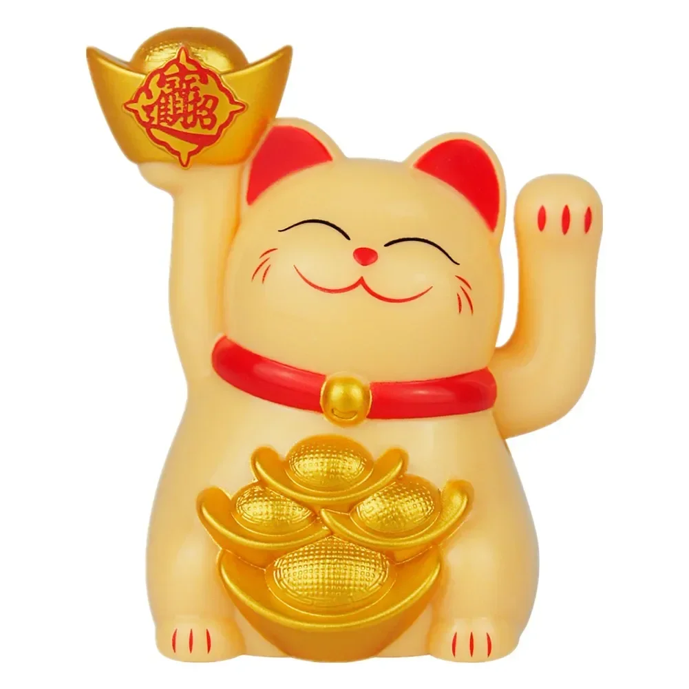 Для китайского кота декор размахивающие фигурки Beckoning Maneki Lucky Fortune Neko домашняя