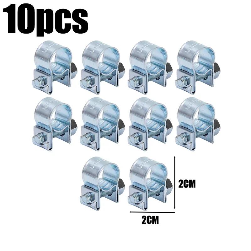 

40 ~ 10 шт. хомут для автомобильного шланга, хомут для топливной трубы 8-10 мм, червячный привод, хомуты для топливного шланга, зажимы для авто, топливные хомуты для шланга, набор в ассортименте