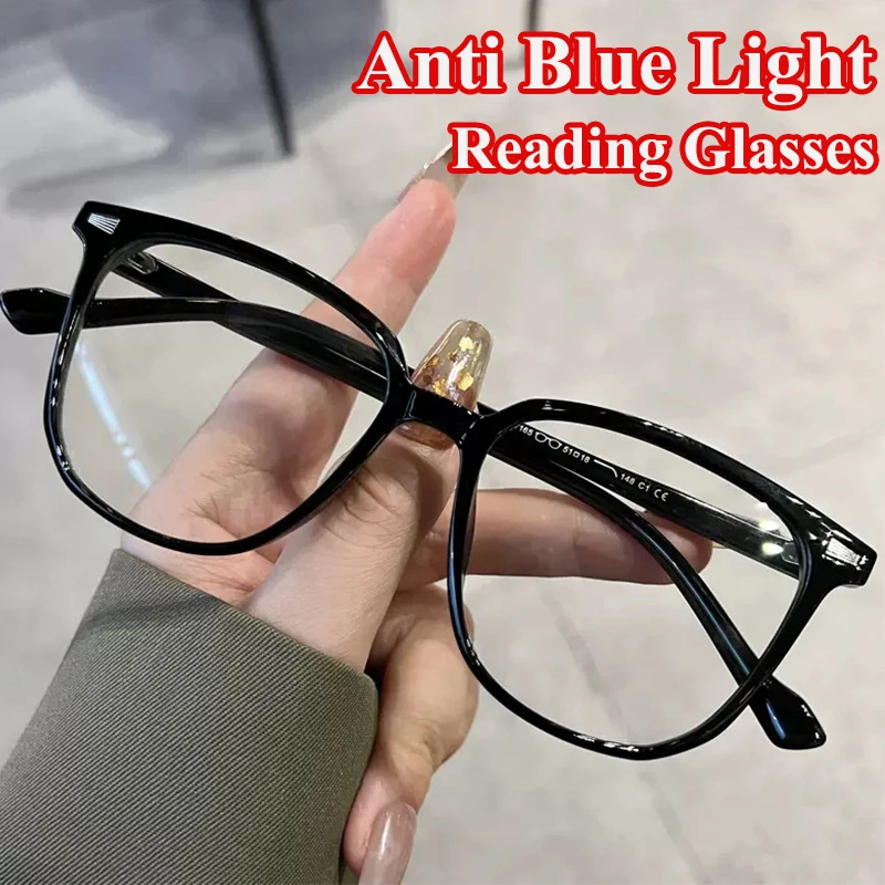 

Women Myopia Glasses Unisex Men Anti Blue Ligth Blocking Glasses Short-sighted Eyewear Finished Prescription Eyeglasses Diopter