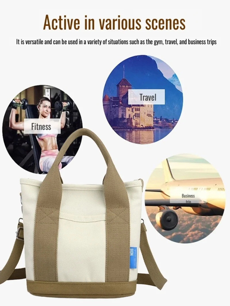 Большая Вместительная Высококачественная Холщовая Сумка В Японском Корейском