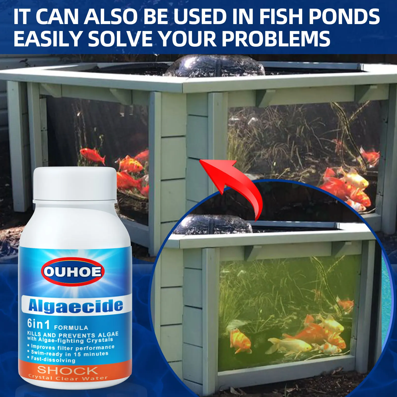 

Chlorine Tablets Swimming Pool Maintenance Tablets Long Lasting Chlorinating Effervescent Tablets for Swimming Pool SPA Hot Tub