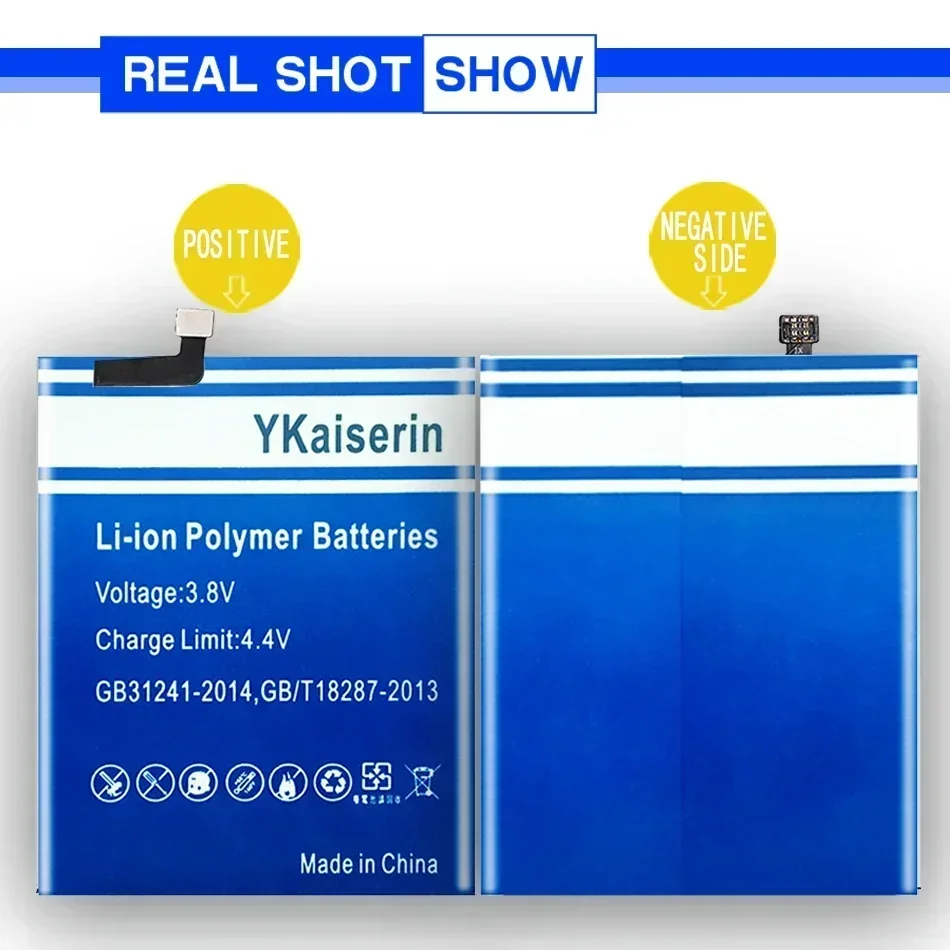 Аккумулятор ykaisсеребрин BA822 на 4500 мАч для смартфона Meizu Note8 Note 8 M822H M822Q портативные