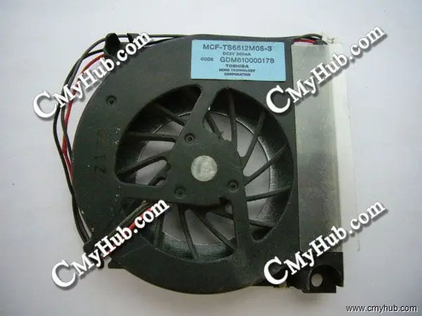 Для Toshiba Satellite A15 A10 MCF-TS6512M05-3 GDM61000017B 3-контактный охлаждающий вентилятор GDM610000178