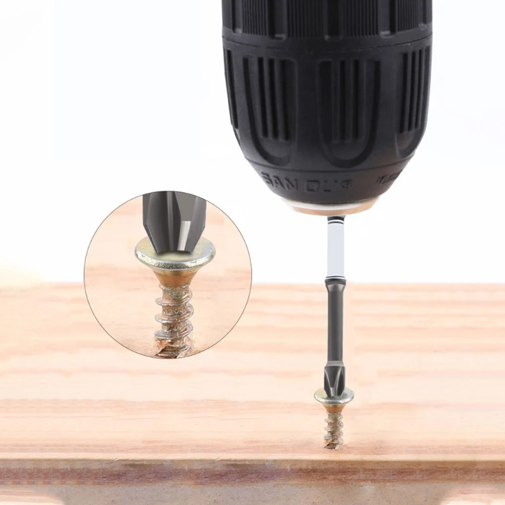 

5pcs Double Head PH2 Cross Screwdriver Bit Hex Shank Impact Screwdrivers Bit 50 65 75 100 150mm Magnetic Electric Screwdriver