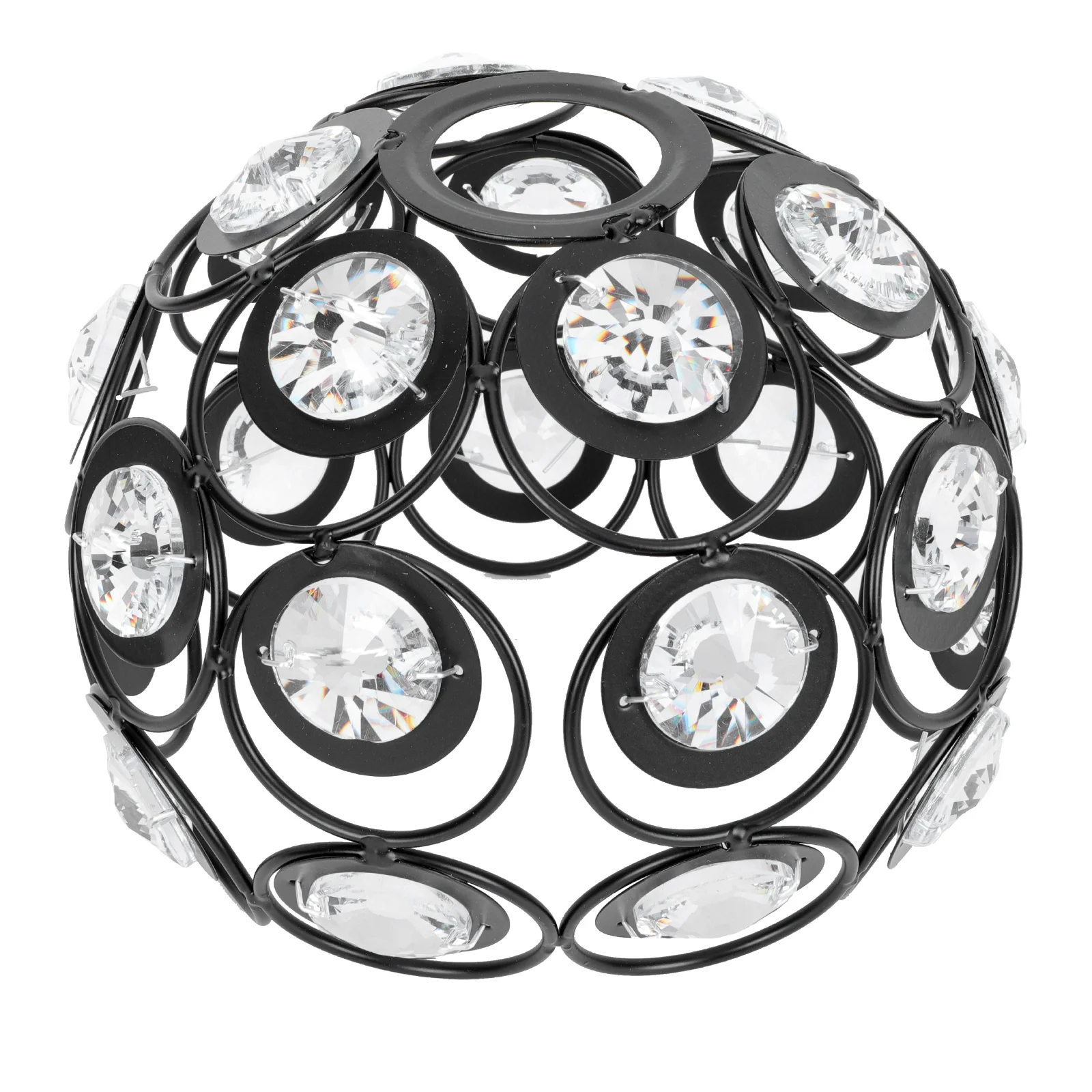 

Bedroom Lampshade Delicate Crystal Light Cover Modern Style Metal Lampshade