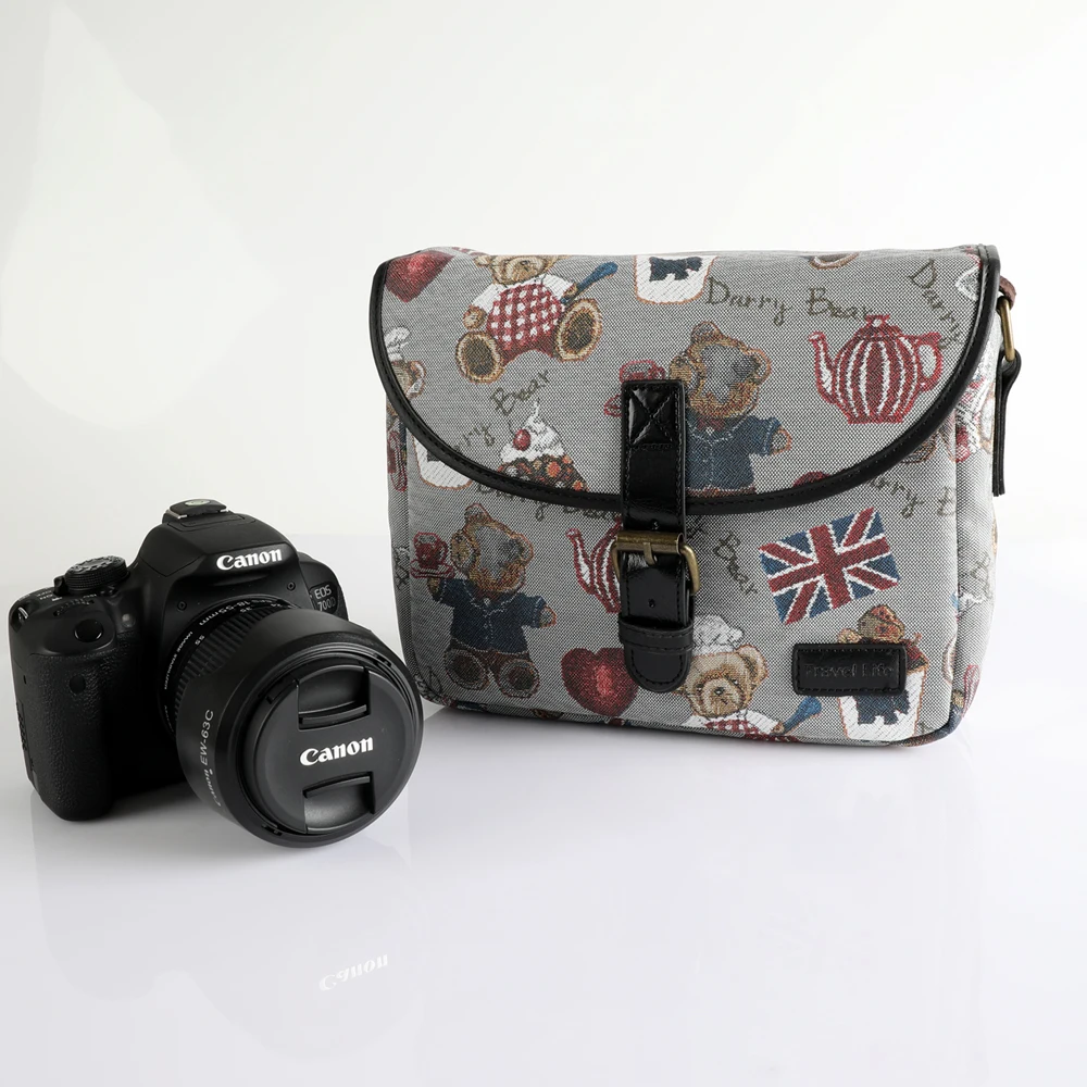Retro Photography Waterproof Shoulder Bag DSLR Camera Photo Case For Sony ILCE A7RII A7II A74 A7S A99 A58 HX400 H400 H300 A6500