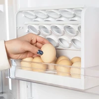 3 layer egg tray 30 grids egg storage box eggs storage holder refrigerator egg stand eggs container kitchen storage organizer