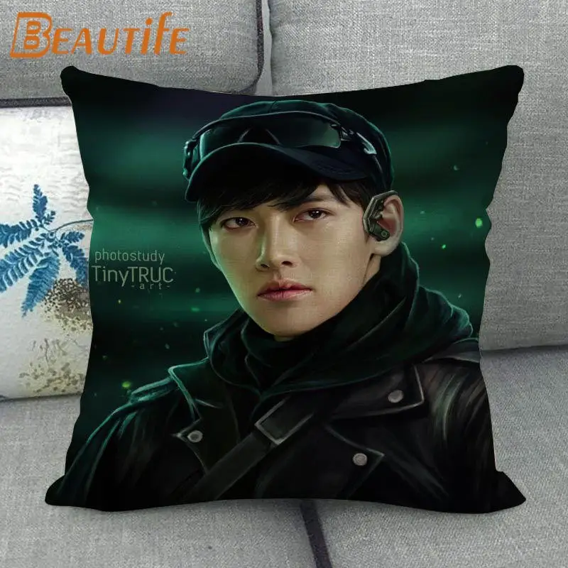 

Наволочка Ji Chang Woo из хлопка и льна