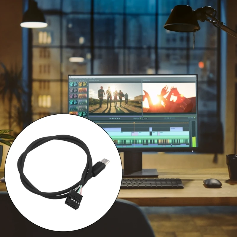 Высокоскоростной шнур питания USB 3.1 типа C с 9-контактными разъемами материнских