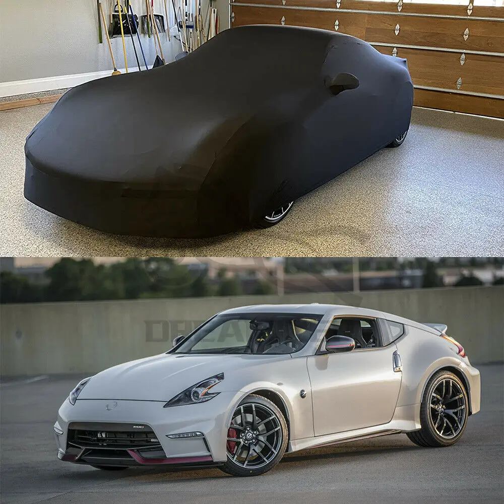 

Для Nissan 350Z 370Z Silvia S15 180SX Крытый чехол для автомобиля тянущаяся ткань защита от пыли и царапин для спортивных автомобилей аксессуары