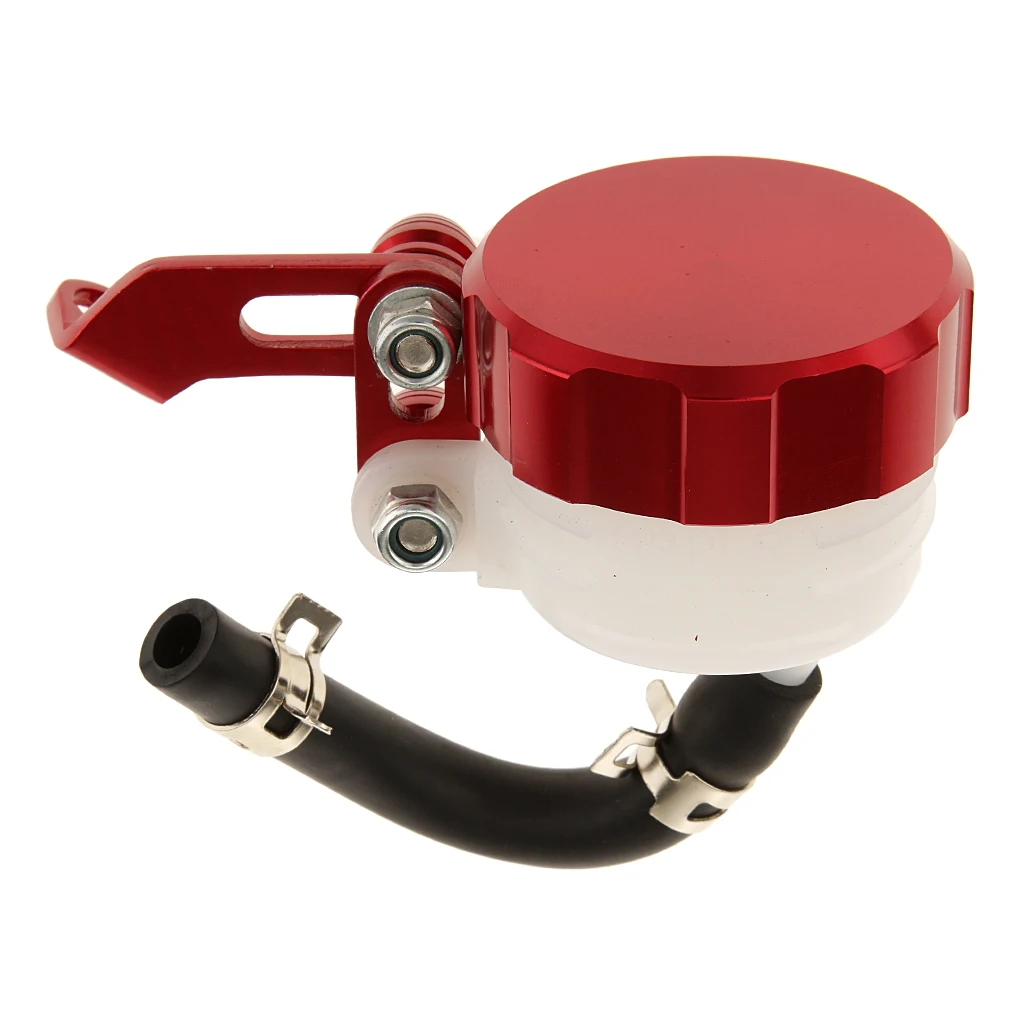 

Universal Motorcycle Cylinders Reservoir Brake Clutches Fluid Oil Cup Red