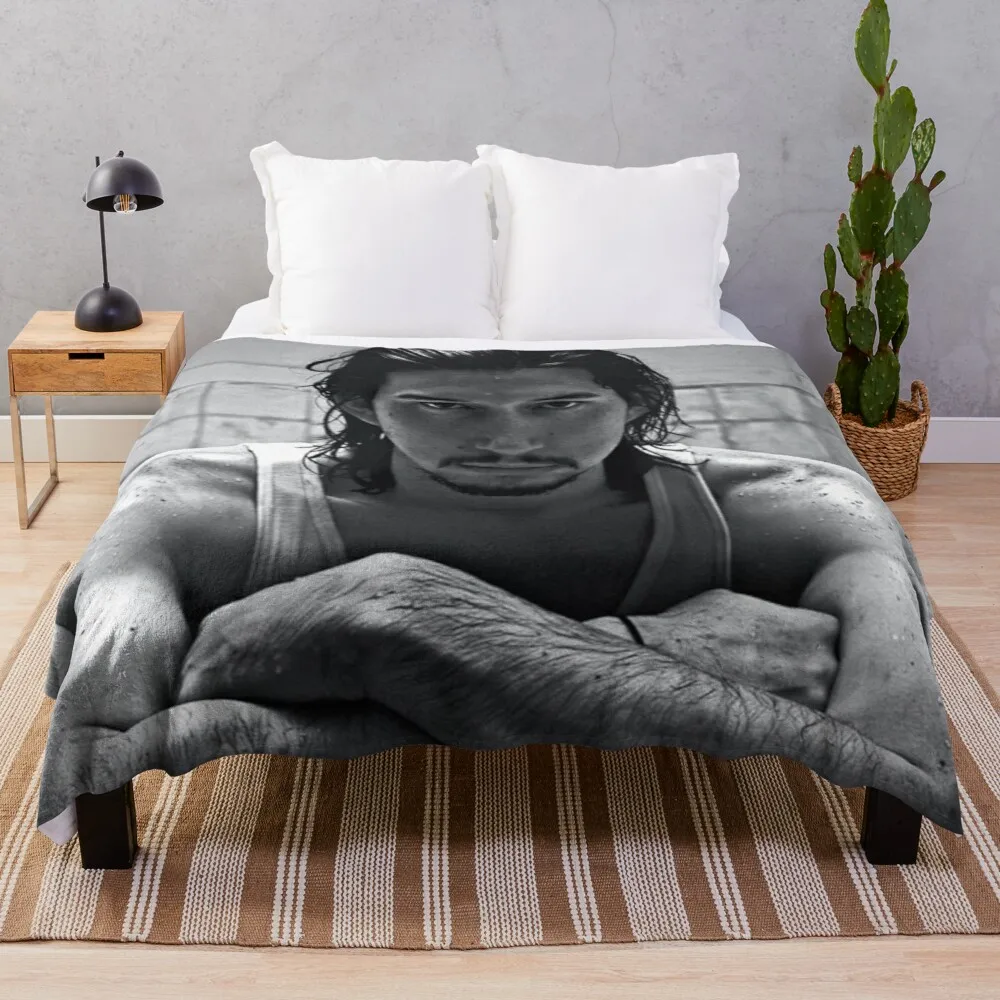 

Adam Driver Throw Blanket hairy blankets