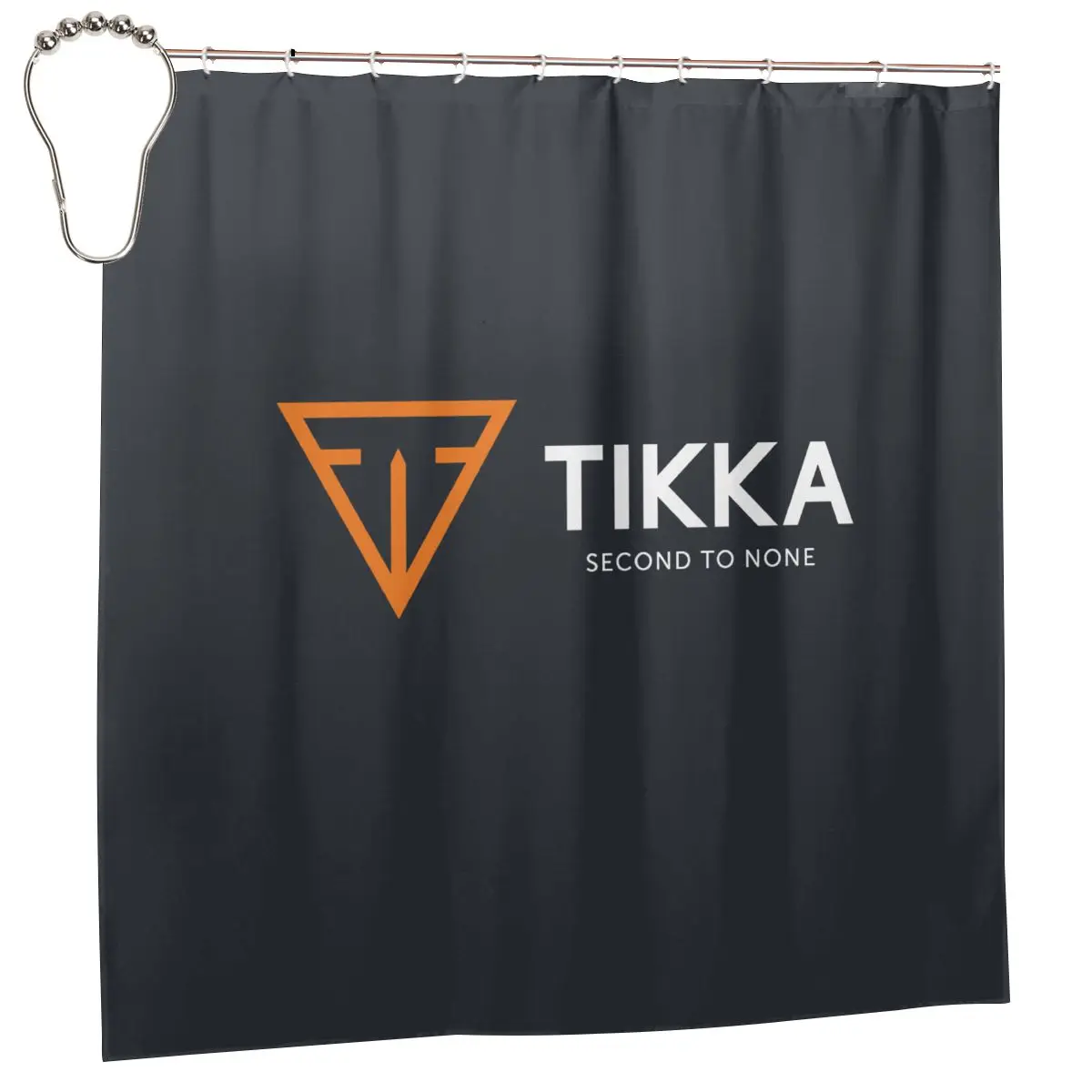 Снайперская занавеска для душа Tikka с логотипом Second To Not Sako Finland ванной комнаты