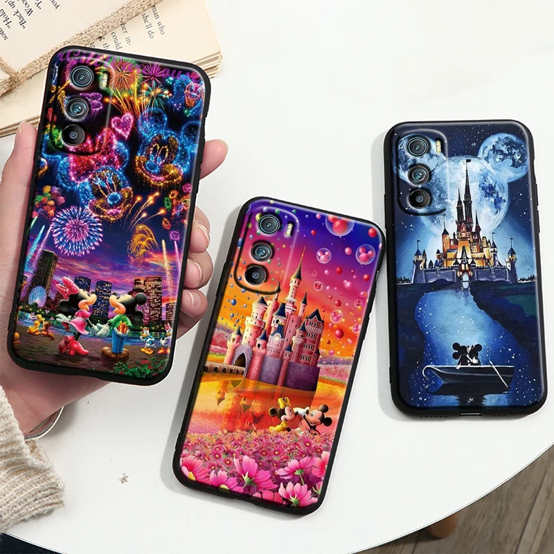 

Disney mickey mouse castle For Motorola MOTO G9 G8 E7 E7i E6 Power Edge One Fusion Plus Lite Hyper Marco TPU Phone Case