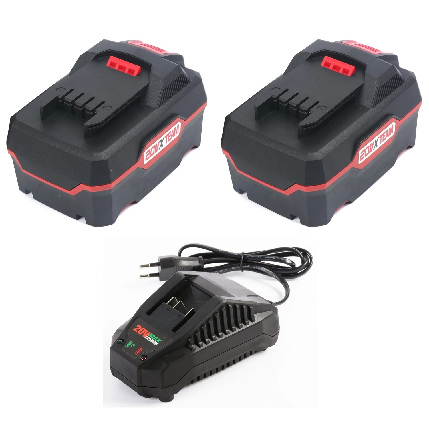 

2PCS 20V 5Ah Akku, 1PCS 2.4A Fast Charger Replacement for Parkside 20V Power Tool for for PAP 20 A3, PAP 20 B3, PAPS 208 A1