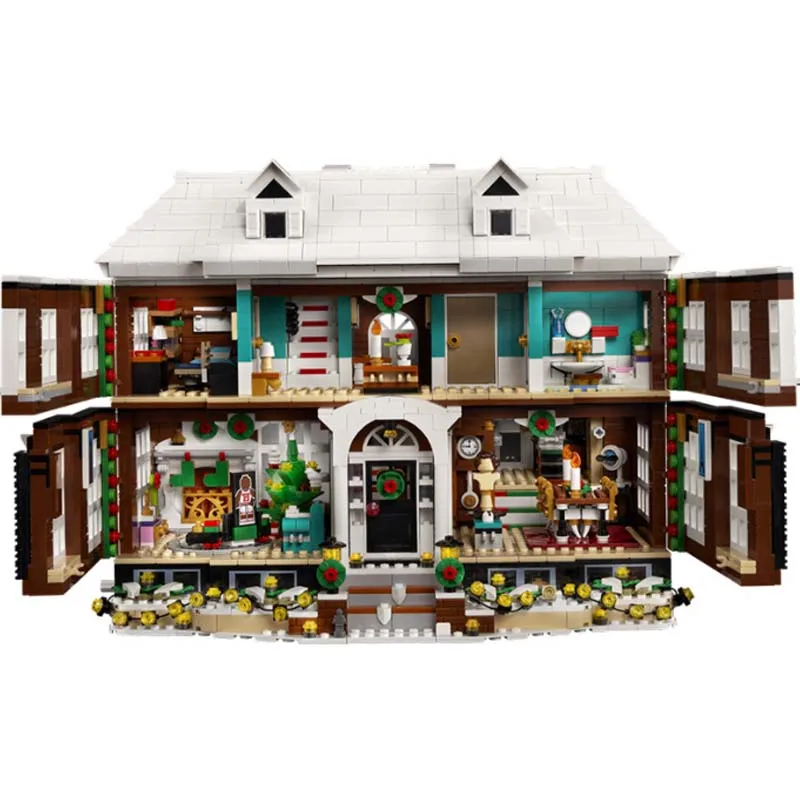 

Ideas Movie 3955pcs Moc 21330 Home Alone House Set Model Building Blocks Bricks Educational Toys For Boy Kids Christmas Gifts
