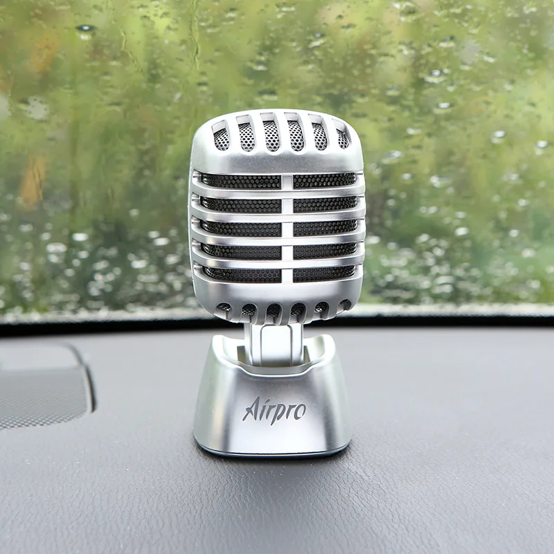 

Автомобильный Освежитель Воздуха В Форме Микрофона, С Ароматом Лимона