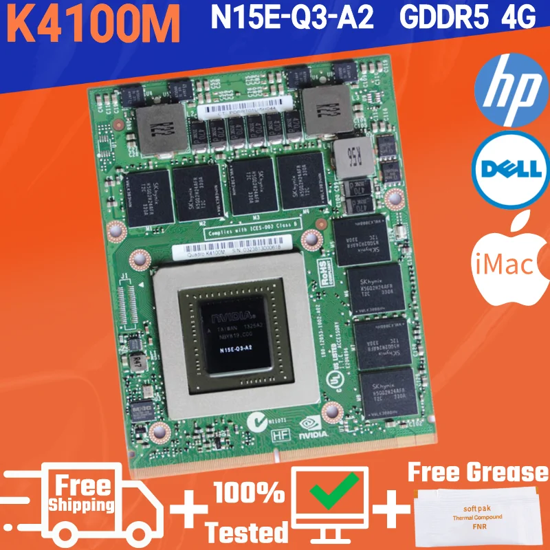  Quadro K4100M K4100 4100M  iMac A1312 HD6970m,  ,   HP D7Z22AV 728556 -001,  Dell