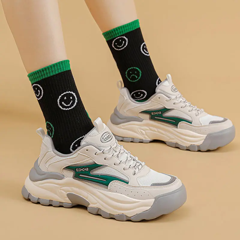 

2022 Spring New Joker Sneakers Casual Flat Shoes Platform Shoes Women