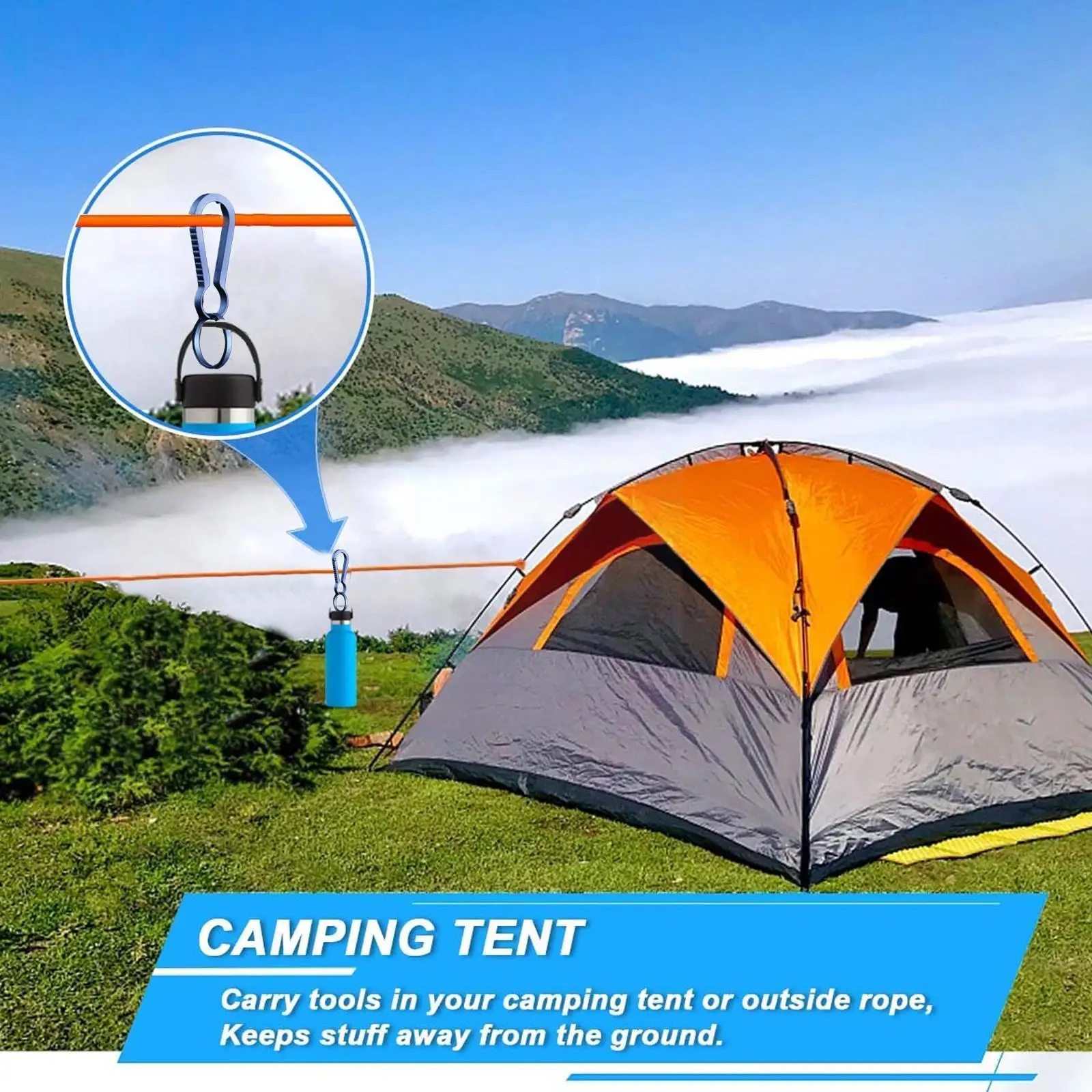 

Пружинная Пряжка из сплава, зажим для сумки на пояс, петля с крючком, карабин для рюкзака, мини-рюкзак, подвесная Пряжка для повседневного ис...