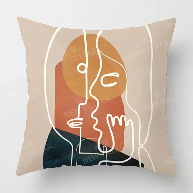 Скандинавское осеннее украшение для дома наволочка дивана бархатный