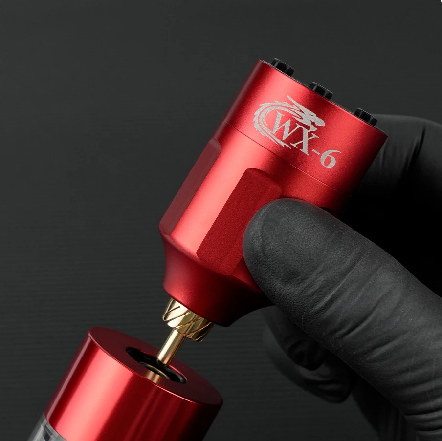 Портативный беспроводной блок питания Mini Tattoo перезаряжаемый адаптер RCA/DC для