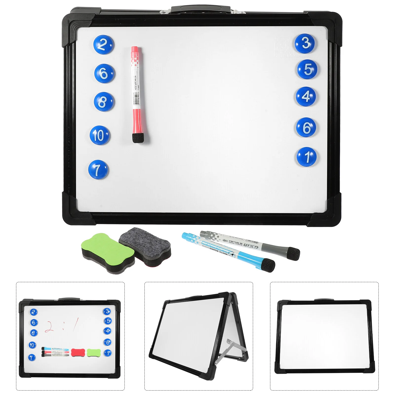 

Blackboard Drawing Bulletin Writing Magnetic Whiteboard Double Sided Table Top Easels Painting