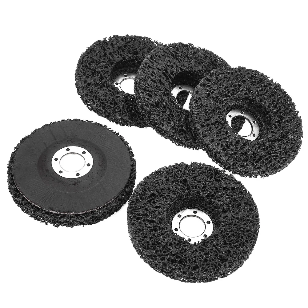 

5pcs 4.5inch Rust Remover Grinding Wheel Silicon Carbide Sanding Disc For Most 115mm Angle Grinder Remove Paint Welding Splatter