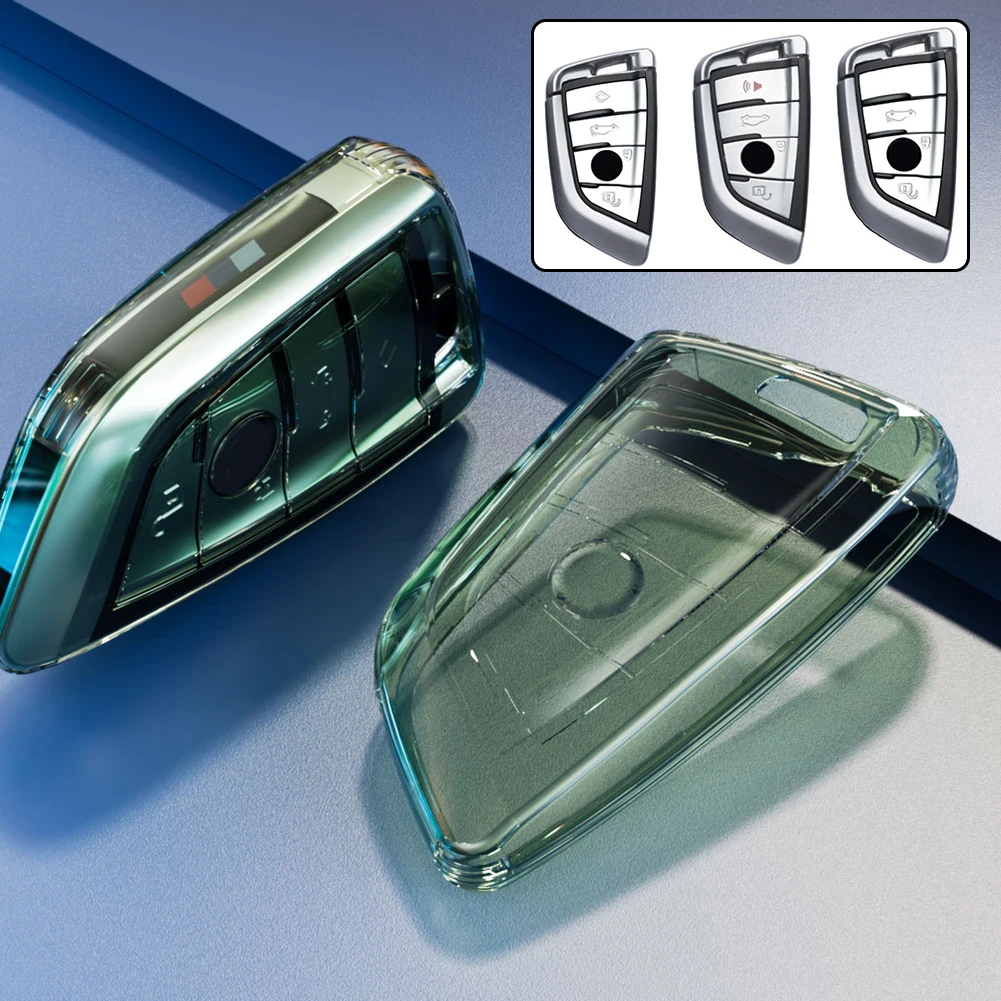 

1Pcs Car Key Case Cover Holder For BMW F20 G20 G30 X1 G05 X6 X7 G11 F15 High Quality TPU Car Interior Accessories
