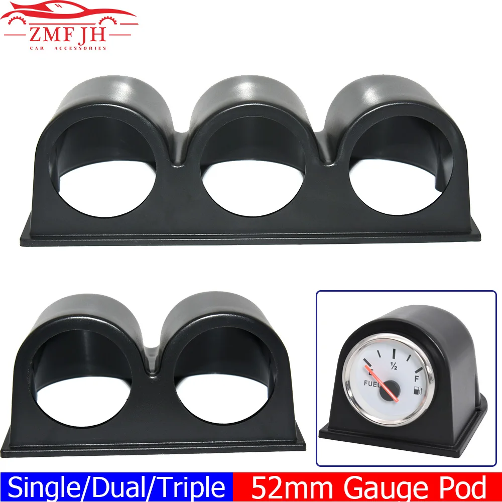 

2INCH 52mm Car Gauge Pod Universal Black Single Double Triple Car Meters Holder for Universal Car 2" Auto Meter Cup Cover