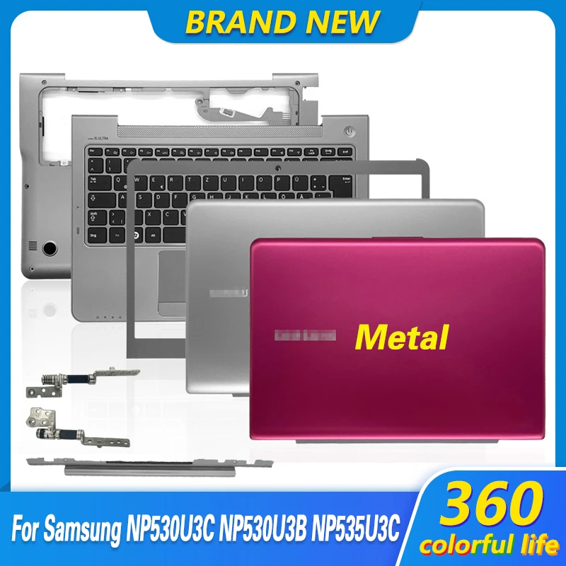Новый металлический чехол для Samsung NP530U3C NP530U3B NP535U3C NP535U3B задняя крышка